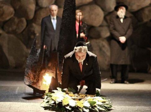 Presidente Lula durante visita ao Museu do Holocausto, em Jerusalém, em Israel (Foto: Ricardo Stuckert/PR - 13/03/2010)