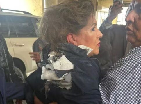 Deputada é atingida por explosivo na cabeça durante entrevista em protesto em Honduras