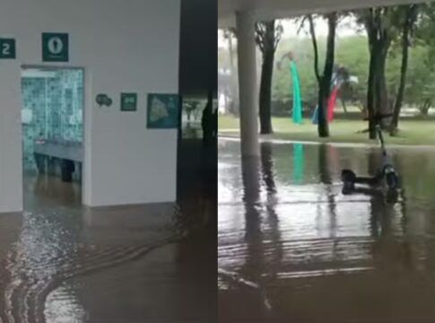 Temporal alaga Marquise do Ibirapuera recém-reformada por R$ 87 milhões em São Paulo