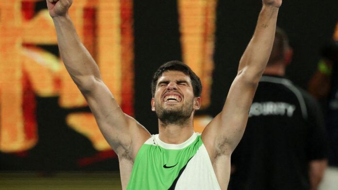Alcaraz vence De Minaur e avança à semifinal do Australian Open pela 1ª vez