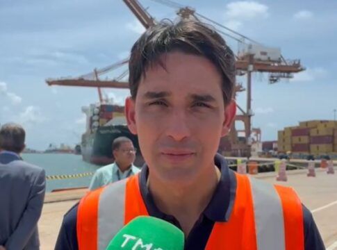 Silvio Costa Filho relata importância de obra no Porto de Suape à TMC: “É um privilégio”