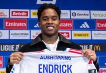 Endrick pode estrear no Lyon neste domingo (11), indica técnico Paulo Fonseca