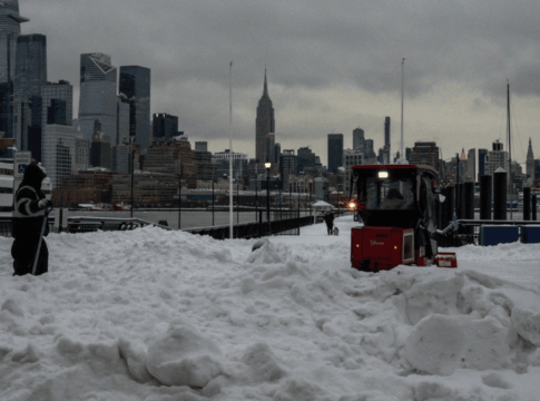 Neve no The Empire State Building