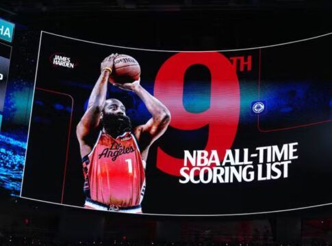 James Harden ultrapassa Shaquille O’Neal e entra no top 9 de maiores pontuadores da NBA