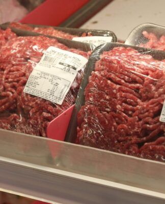 Bandejas de carne moída