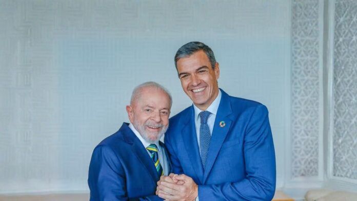 Lula agradece ao presidente da Espanha por “empenho” no acordo UE-Mercosul