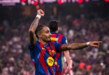 Raphinha revela frustração com 5º lugar na Bola de Ouro e diz que merecia o prêmio