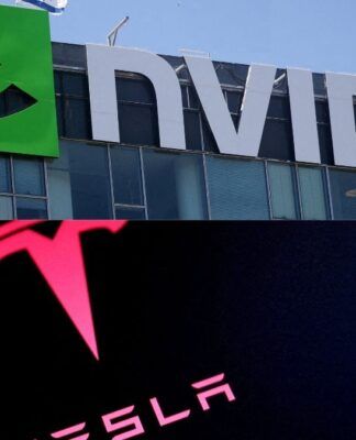 Ações da Tesla caem 4,5% após Nvidia lançar ferramentas de IA automotiva