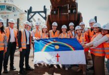 Raquel Lyra no porto de Suape