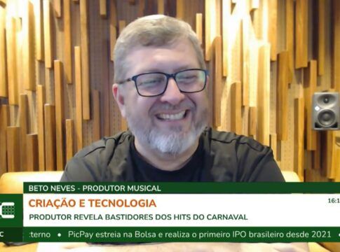 O produtor Beto Neves dá entrevista ao Link TMC