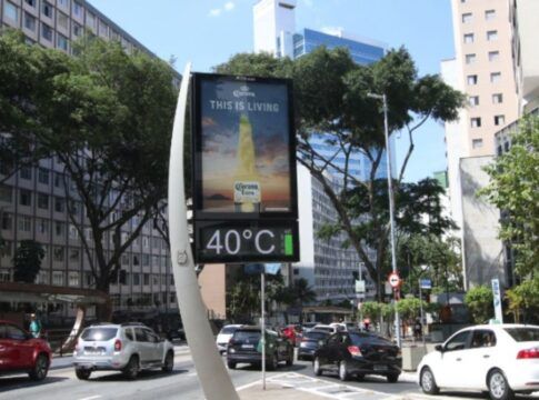 Temperatura pode chegar a 36°C no domingo em São Paulo
