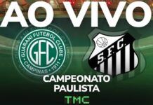 Thumb de Guarani x Santos, jogo do Campeonato Paulista