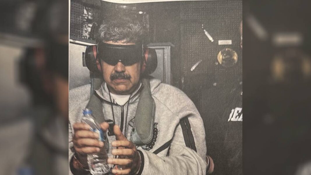 Nicolas Maduro capturado usando conjunto de roupas da Nike