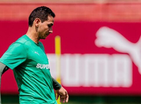 O meia Ganso em treino do Fluminense