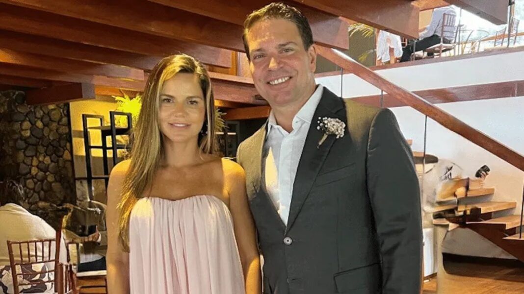 A procuradora Rebeca Ramagem e seu marido, o ex-deputado federal