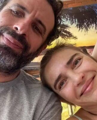 Atriz Titina Medeiros e o marido, o também ator César Ferrario