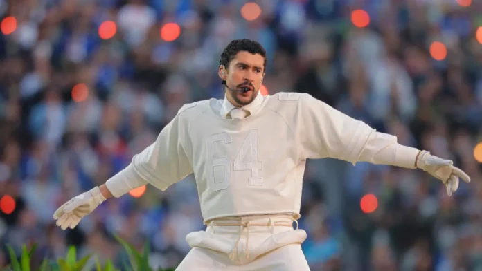 Cantor Bad Bunny faz show no intervalo do Super Bowl 60, em Santa Clara, Califórnia, EUA