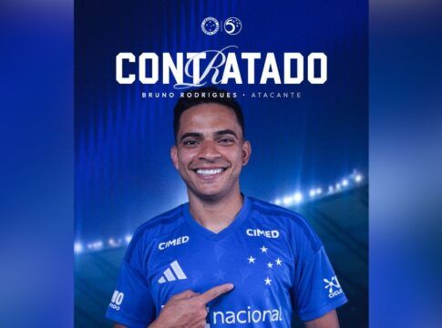 Cruzeiro anuncia retorno de Bruno Rodrigues por empréstimo até o final de 2026