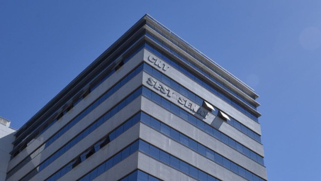 Fachada do prédio da CNT, em Brasília
