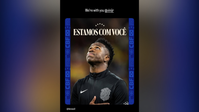 Lewis Hamilton manifesta solidariedade a Vini Jr. após brasileiro denunciar racismo