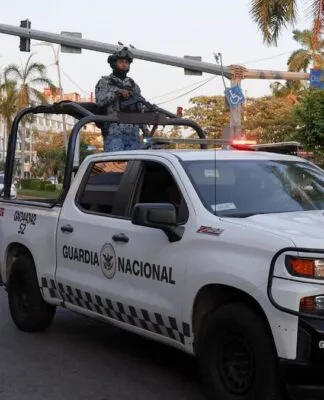 Forças de segurança mexicanas monitoram as principais ruas da capital