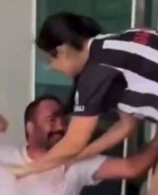 Homem fratura o pé após confusão em condomínio de Balneário Camboriú (SC)