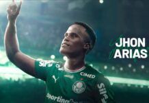 Jhon Arias no Palmeiras