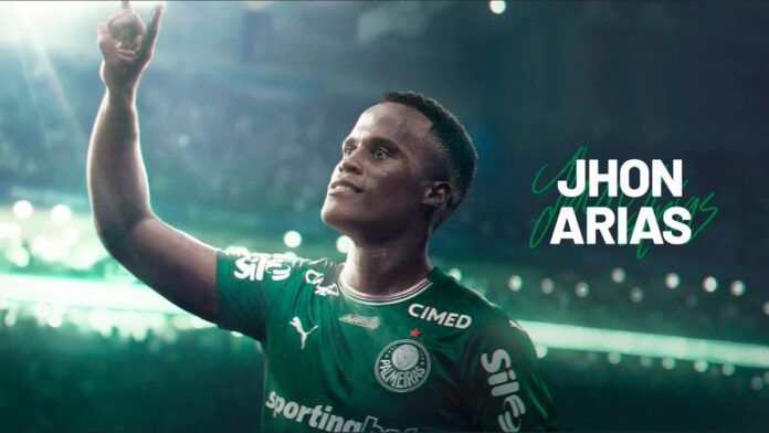 Jhon Arias no Palmeiras