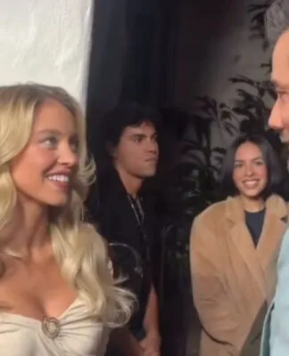 Wagner Moura e Sydney Sweeney se encontram em premiação internacional