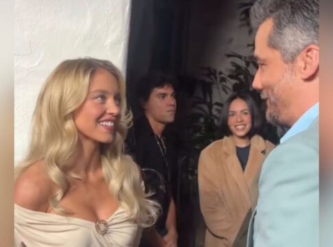 Wagner Moura e Sydney Sweeney se encontram em premiação internacional