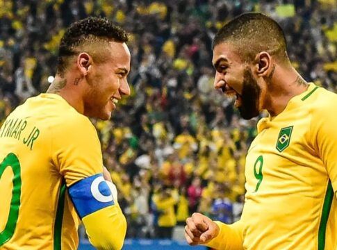 Neymar e Gabigol Seleção