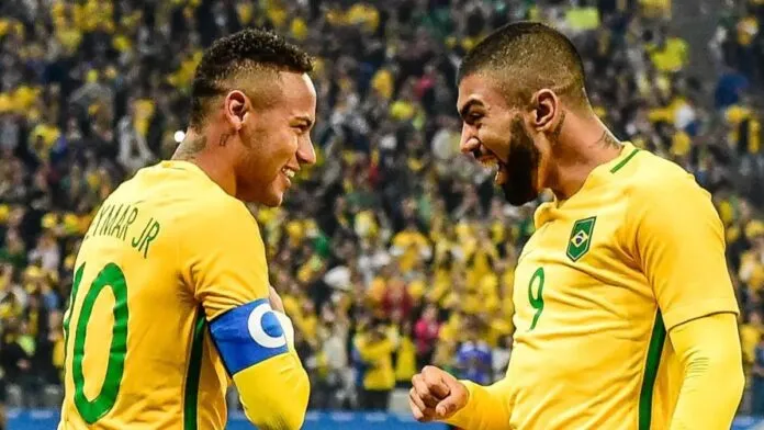 Neymar e Gabigol Seleção