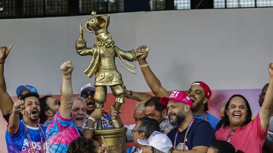 Carnaval 2025 - Rosas de Ouro campeã do Grupo Especial no Sambódromo do Anhembi. (Foto Paulo Pinto/Agencia Brasil)