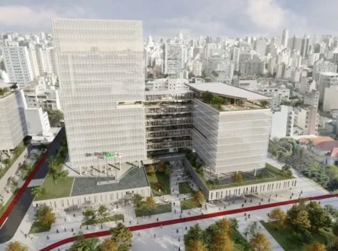 Croque do novo Centro Administrativo do governo do estado de SP