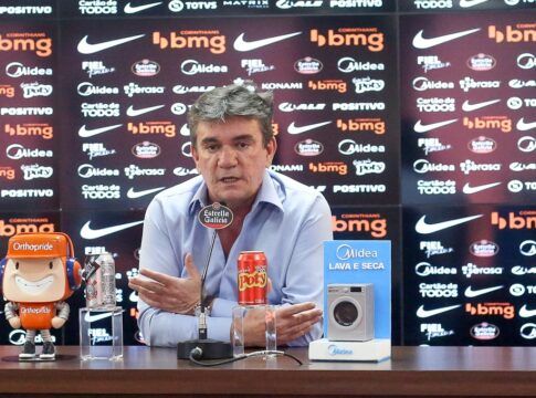 Coletiva de imprensa com o presidente Andrés Sanchez, nesta terça-feira (15/09/2020),