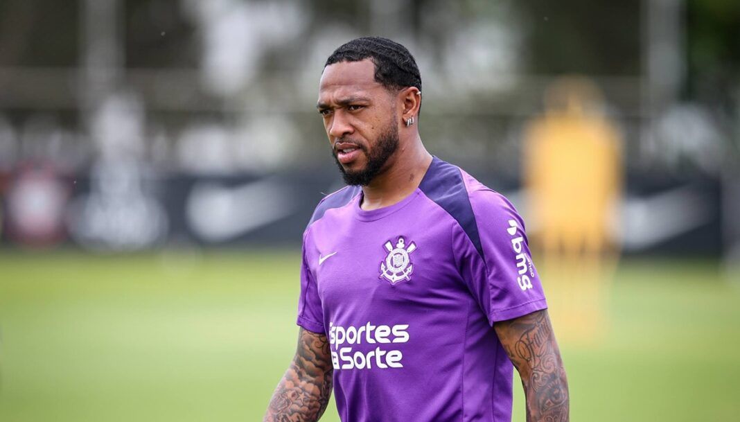 José Martínez em treino do Corinthians