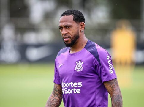 José Martínez em treino do Corinthians