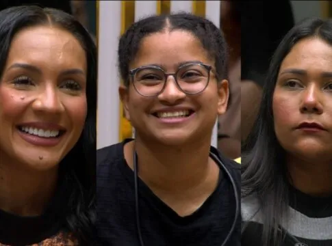 BBB 26: Chaiany, Maxiane e Milena formam o sexto paredão