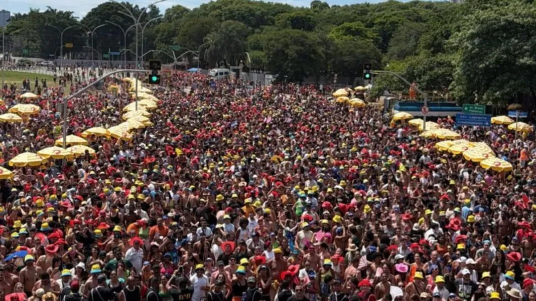 Bloco do Michel Teló no Parque do Ibirapuera