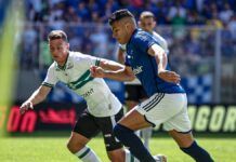 Bruno Rodrigues durante sua primeira passagem no Cruzeiro, que durou de 2022 a 2023