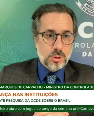 Vinícius Marques de Carvalho, ministro da CGU, em entrevista ao Link TNC