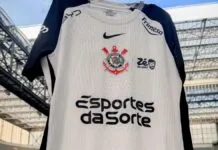 O Corinthians renovou o contrato com a patrocinadora máster Esportes da Sorte, que fica no centro de sua camisa