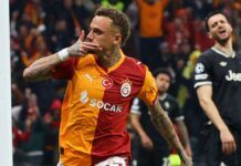 Em jogo válido pelos playoffs da Champions League, o Galatasaray venceu a Juventus por 5 a 2