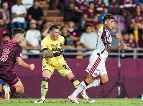 Flamengo joga mal, perde para o Lanús e se complica na Recopa