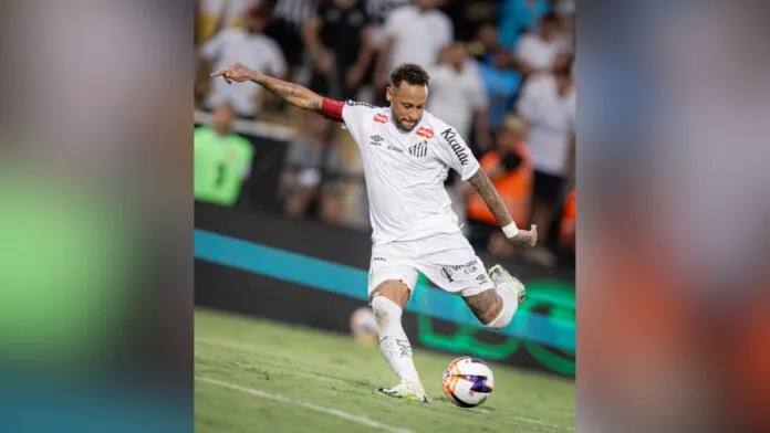 Neymar compartilha seu relatório de desempenho físico após eliminação do Santos no Paulista