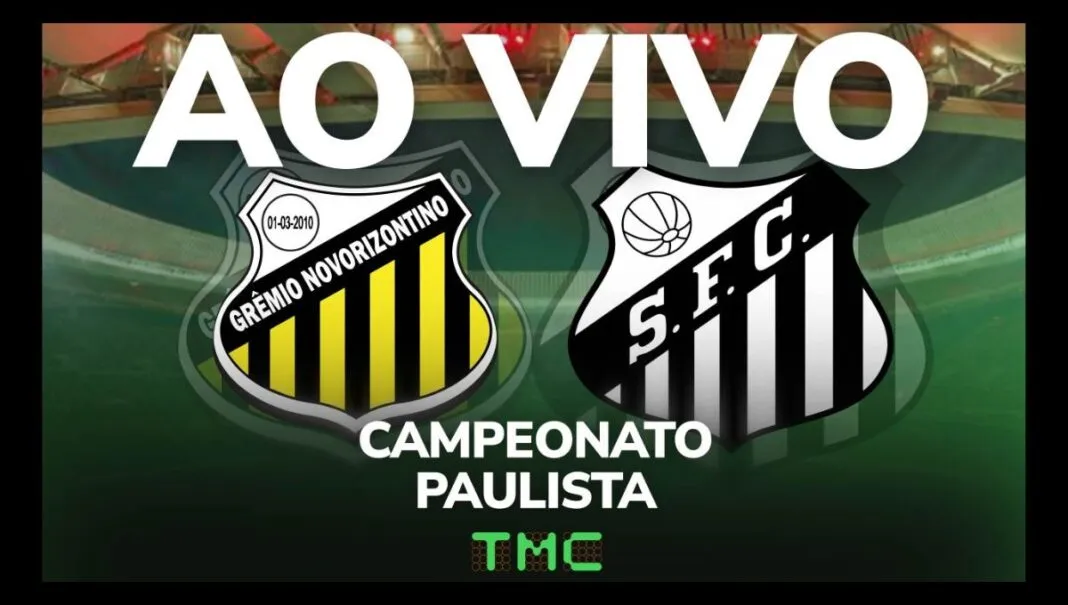 Montagem de Novorizontino x Santos