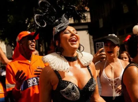 Paolla Oliveira no Cordão da Bola Preta 2026