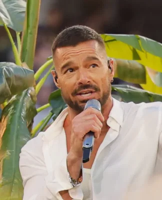 O cantor portorriquenho Ricky Martin