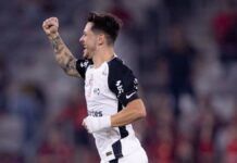 Rodrigo Garro marcou o único gol da vitória do Corinthians por 1 a 0 sobre o Athletico-PR