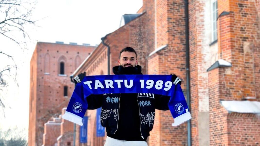 Thomas Lisboa, que estourou idade para atuar na base do Corinthians, assinou com o JK Tammeka, da Estônia